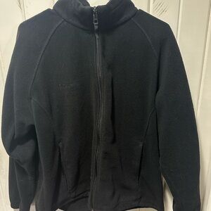 Columbia Women's Black Fleece Zip Jacket